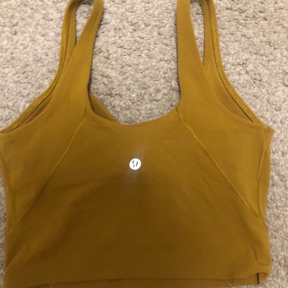 lululemon Align™ Tank Top in  color Gold Spice Size 6 - Picture 5 of 6